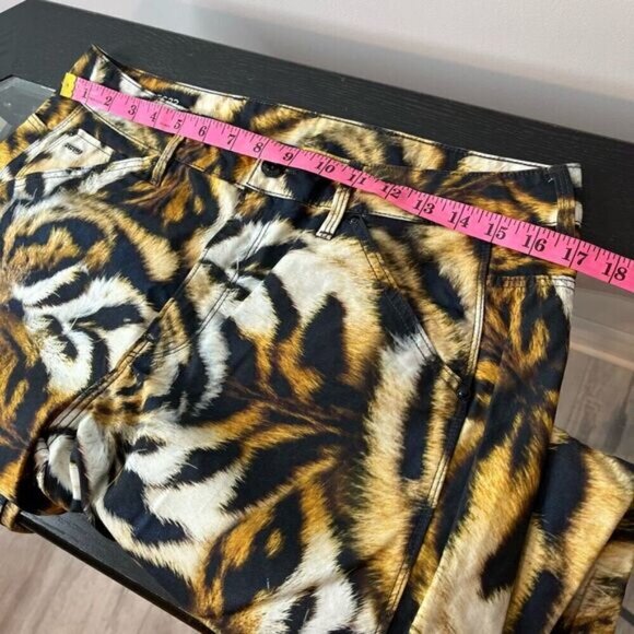 G-Star Raw Womens 5622 3D Mid Boyfriend Tiger Print Trouser Multicolor Size 29 - Picture 8 of 13